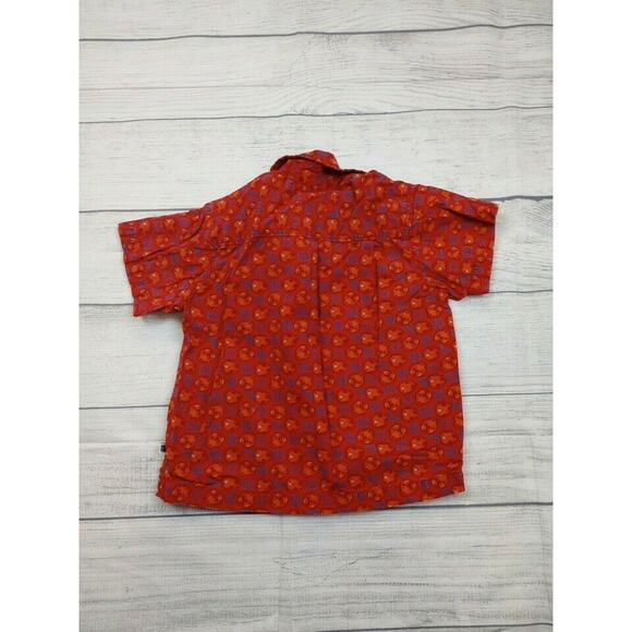 24m Oshkosh 90s Red Fish Button Up Shirt - Picture 3 of 4